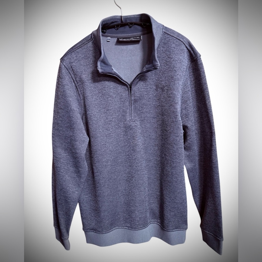 Under Armour Men's Dark Gray Zip-Up Sweater